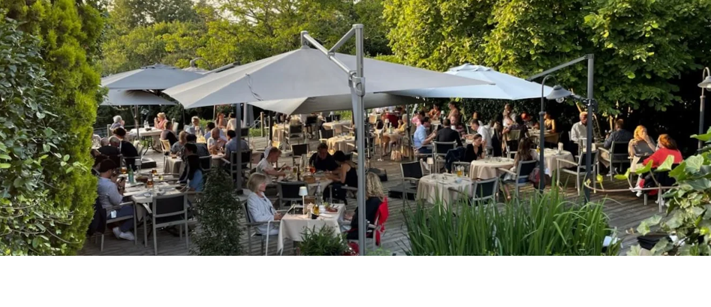 La terrasse de la Brasserie Kirchberg